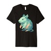 Low Poly Degu Geometric Modern Style Premium T-Shirt