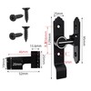90 Degree Sliding Door Latch, Replaceable Patio Door Handle Set