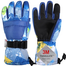 Pnosnesy Ski Gloves, The Warmest Waterproof and Breathable Snow Gloves in Cold Weather, Both for Men and Women, Suitable for Parents and Children Outdoors