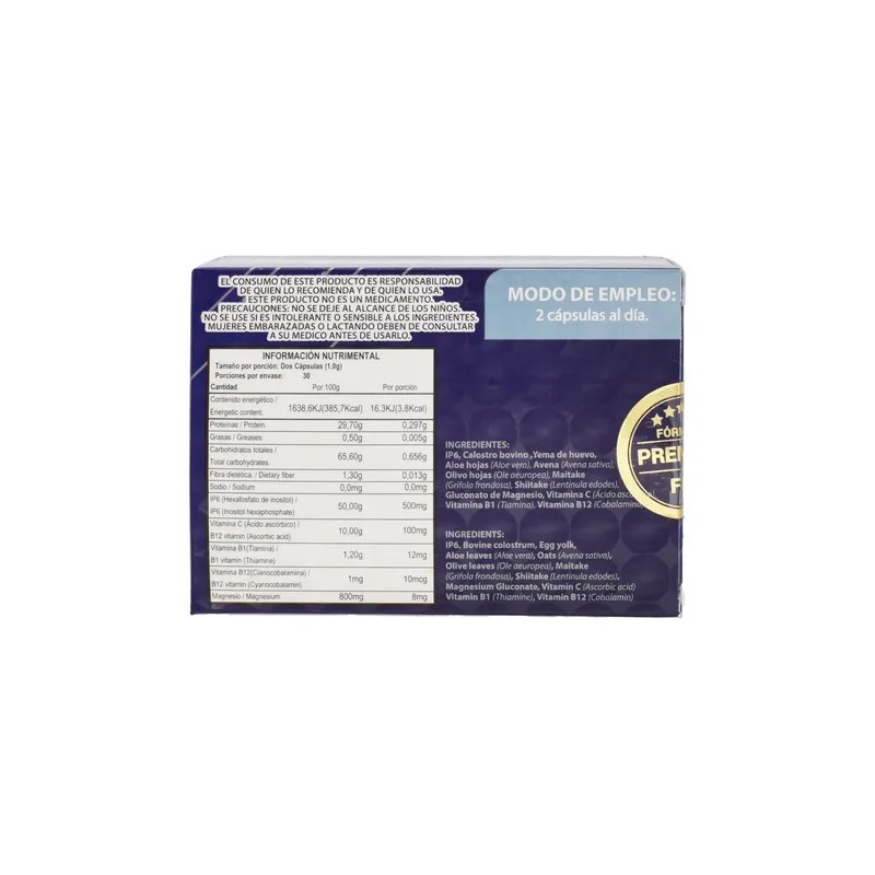 Suplemento En Cápsulas Biogear Immuneft Factor De Transferencia En Caja