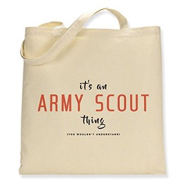 Make it Love it Sell It - It's An Army Scout Thing - Canvas Tote Bag, Single Sided