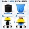 2 Pcs Wet Dry Vacuum Filter Set for Replacement –