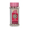 FunCakes Crispy Choco Pearls - Metallic Silver, Argento - Decorazioni