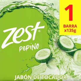 ZEST Jabón de tocador Sábila con Pepino 135 g