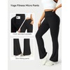 Mlenhor 3 Packs Womens High Waist Flare Pants-Flare Yoga Pants，Yoga