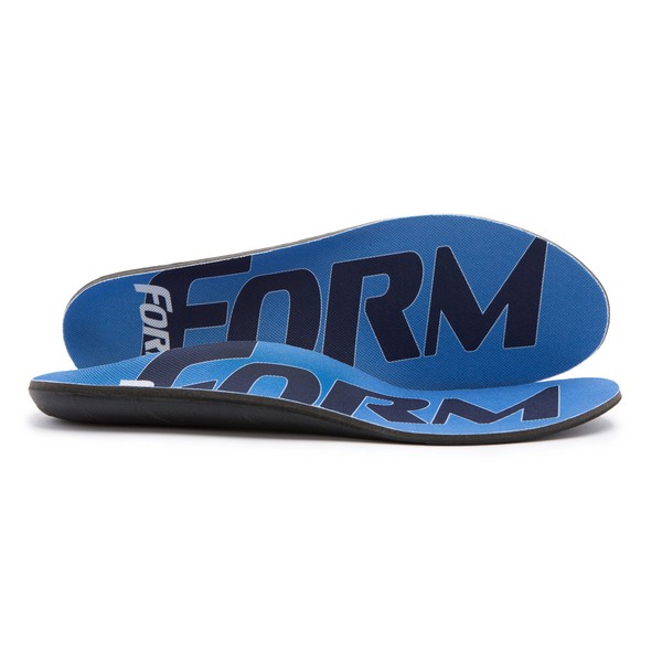 FORM Premium Insoles Maximum Support | Blue Men's 10 - 10.5, Women's 11.5 - 12