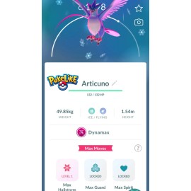 Dynamax Articuno - Pokémon Go Trade Fast & Safe 20K Stardust Required Registered