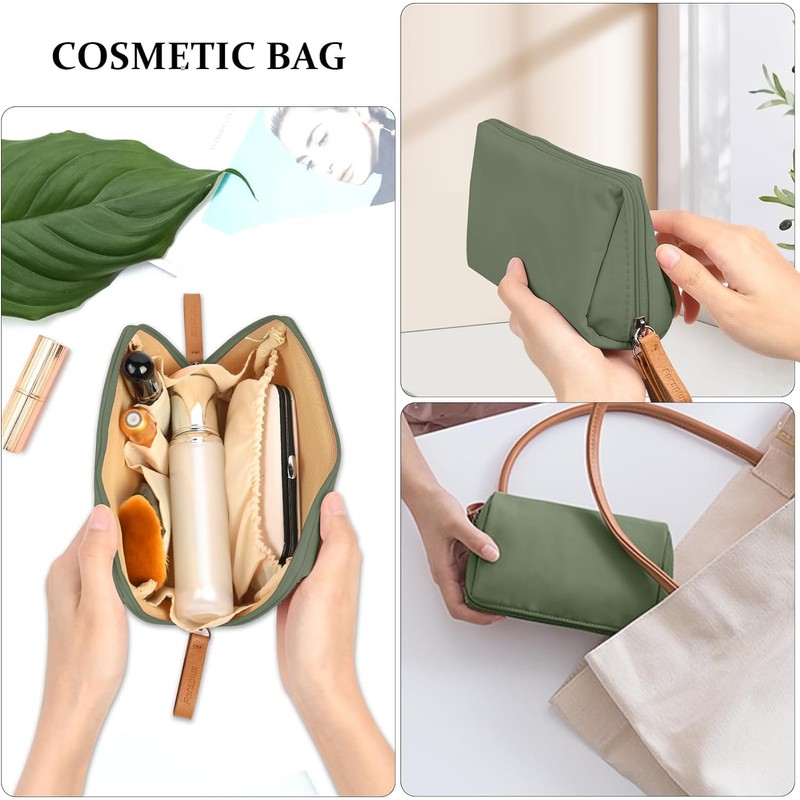 THJOPOKEEL Bolsa de Maquillaje de Viaje para Mujer, Estuches de