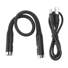 LED Neck Reading Light 3 Colors 3 Brightness Levels Bendable Arm Rechargeable Book Light for Knitting Reading in Bed