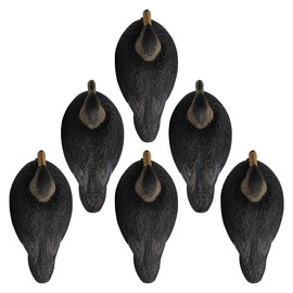 Hardcore Waterfowl Rugged Series Magnum Black Duck Decoys - 6 Pack