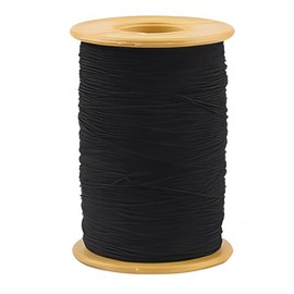 PAITOK Black Elastic Thread for Sewing, 350Yards Shirring Elastic for Sewing, Elastic Thread for Dress Making, Sewing, Craft, Knitting, Jewellery