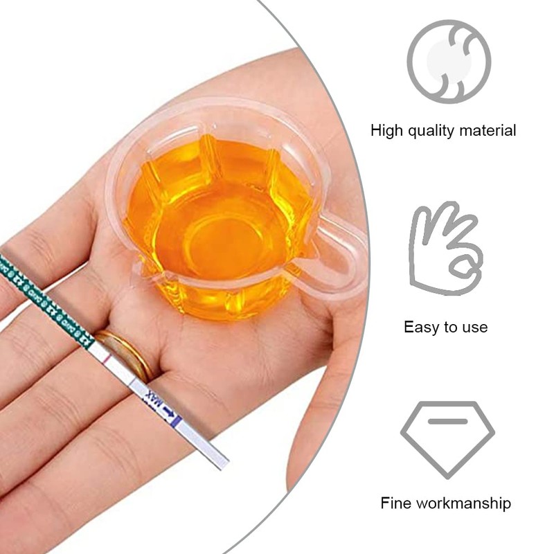 200 Pcs 40 ML Plastic Disposable Urine Collection Cups Plastic