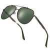 ANRRI Classic Square Aviator Polarized Sunglasses for Men with Spring