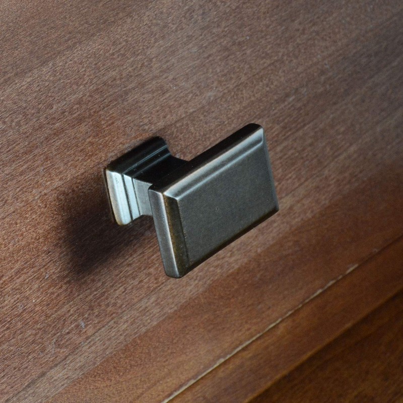 Allen + roth Bronze Rectangular Cabinet Knob