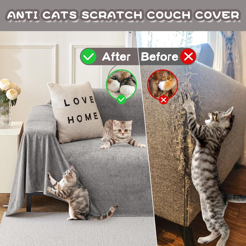 MYSKY HOME Couch Covers, Couch Cover 3 Cushion Sofa, Couch