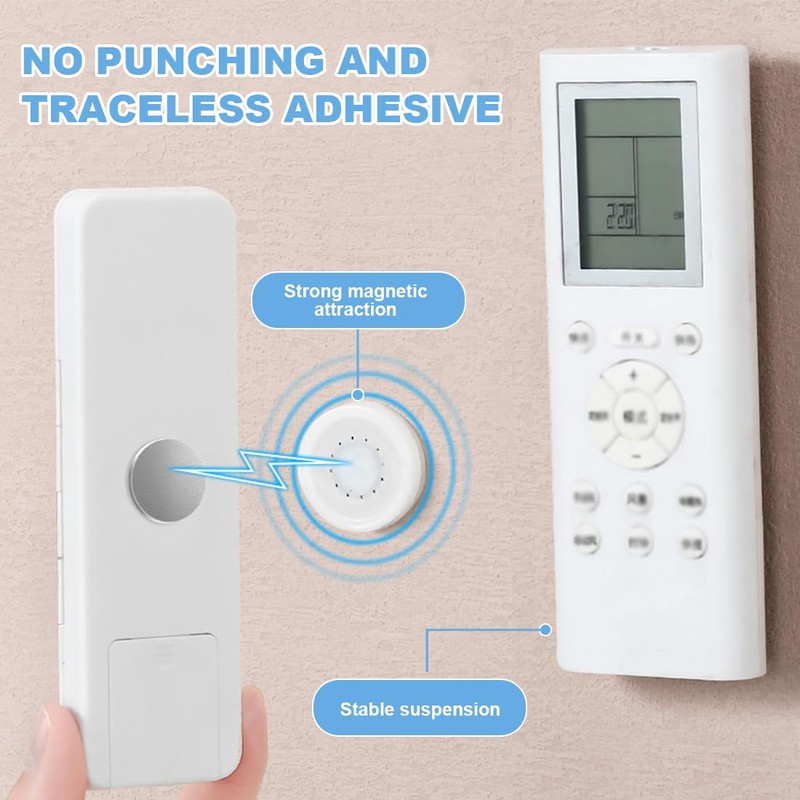 BEPSYOM Pack of 4 Magnetic Wall Mount Remote Control, Magnetic