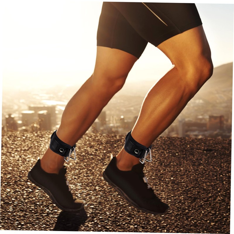 Totority 1Pair Fitness Ankle Straps for Cable Machines Gym Leg