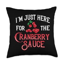 Cranberry Sauce Recipe Relish Canned Jellied Sugar Berry Throw Pillow