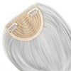 Jinnhelun Clip in Bangs,Bangs Hair Clip Extensions Clip on Wispy