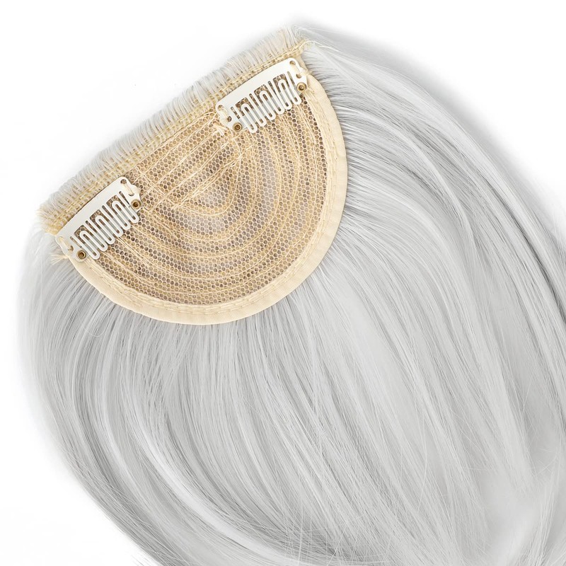 Jinnhelun Clip in Bangs,Bangs Hair Clip Extensions Clip on Wispy