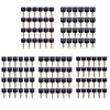 120Pcs High Heel Tip Caps TPU Polyurethane Iron Shoes Repairing