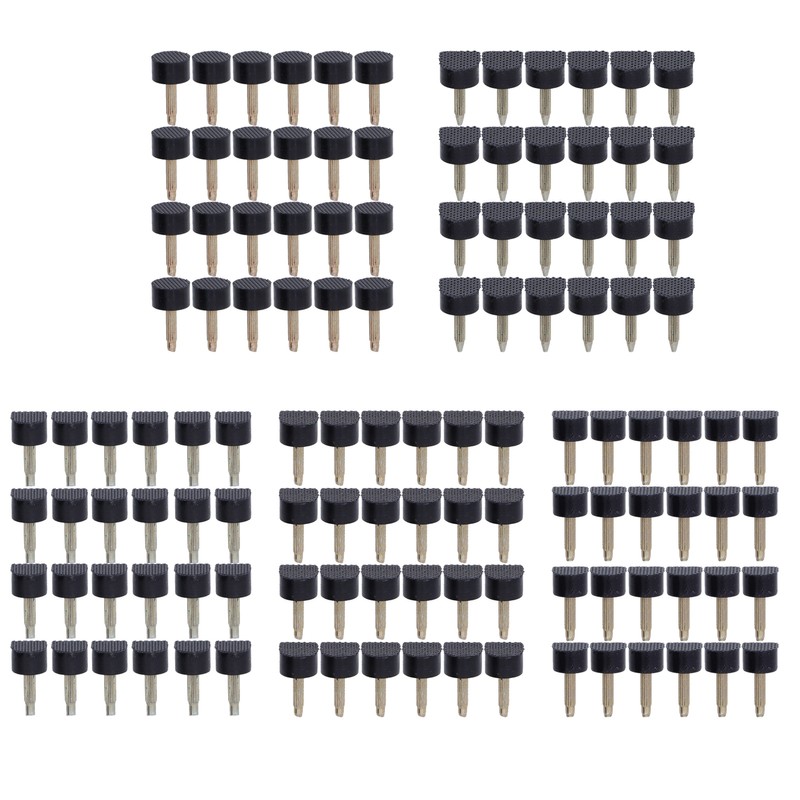 120Pcs High Heel Tip Caps TPU Polyurethane Iron Shoes Repairing