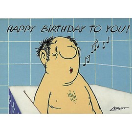 Inkognito Postcards Set of 10, Motif: Congratulations and Congratulations with Joke, Charm "Birthday Set Loriot", Artist: Loriot (Vicco von Bülow), Item No.: MIX-0865 | by Berliner Verlag