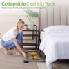 HOKEEPER Clothing Garment Rack Capacity 525LBS Clothing Racks on Wheels