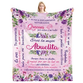 INXENG Abuelita Gifts in Spanish, Abuelita Gifts, Regalos De La Abuela para El Día De La Madre, Grandma Birthday Gifts, Manta De La Abuela, 60"x80"