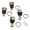 4pcs Ball Joint Kit Upper Lower Tie Rod End Set