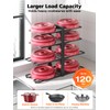 MUDEELA 8-Tier Pots and Pans Organizer under Cabinet, 15.83" Height