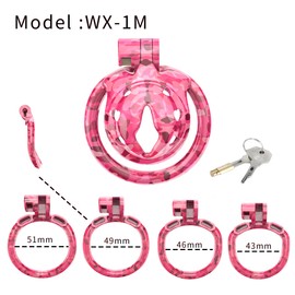 Zhong shu sheng Protective Cage for Men Lightweight Breathable Cage A217 (WX-1MG)