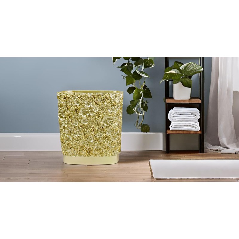 Hymmah Bathroom Trash Can 1.8 Gallon(7 Liter) Small Kitchen Garbage