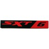 24Designs Compatible Sxt6 Black Red Vinyl Emblem