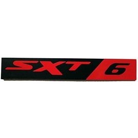 24Designs Compatible Sxt6 Black Red Vinyl Emblem