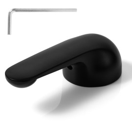 H79 Shower Handle for Delta, Sturdy Metal Shower Lever Handle Faucet Shower Handle Replacement Compatible with Delta 1300/1400 Series (Black)