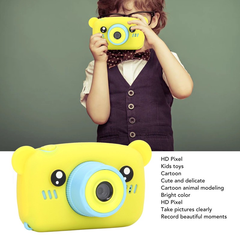 Kids Camera Children Portable Cute Cartoon Funny Digital Video Camera