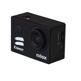 Nilox, Action Cam XShot, Action-Kamera Auflösung 12 MP, 5,1 cm LCD-Bildschirm, WLAN-Verbindung, wasserdicht bis 30 m, mit Schutzhülle, Akku 900 mAh, SD-Karte bis zu 32 GB