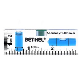 BETHEL Small Level Mini Bubble 90°/180°SpiritLevel,Magnetic 2.95 Inch Shatterproof Cross Check Pocket Level Picture HangingLevels Tools for Machinist,Construction & Household
