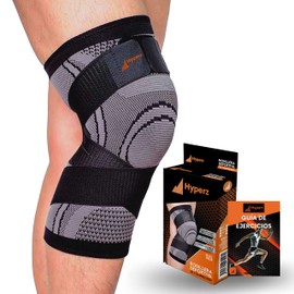 Hyperz - Rodillera Ortopédica de Compresión Rodillera Deportiva para Rodilla Meniscos para Hombre y Mujer Soporte para Rodilla, Rodilleras Gym, Crossfit para tendinitis rotuliana (Medium)