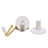 BUSHMANCRAFT Rubber Golf Tee Holder Set for Practice & Driving