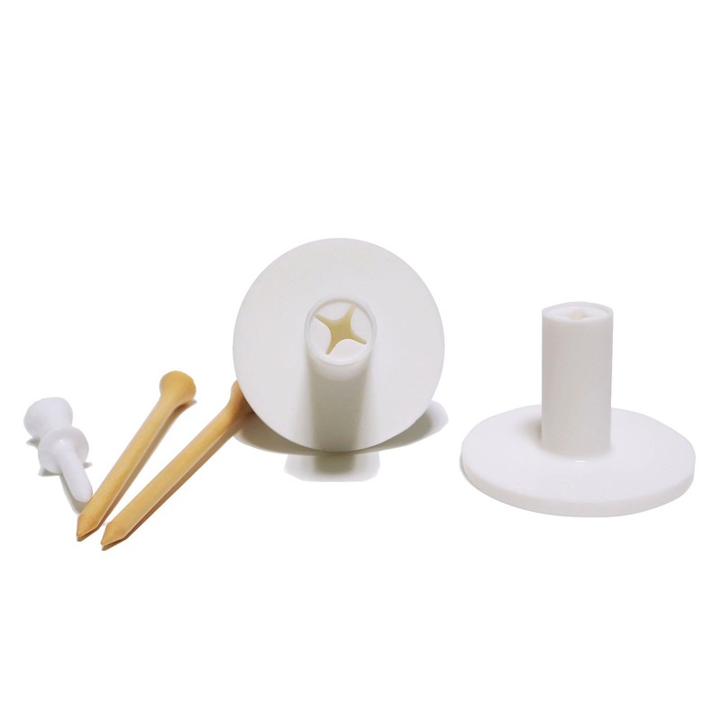 BUSHMANCRAFT Rubber Golf Tee Holder Set for Practice & Driving