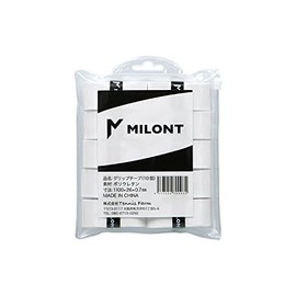 Milonto Original Grip Soft Extreme, Wet (MILONT ORIGINAL GRIP) Hard Tennis Grip Tape, White
