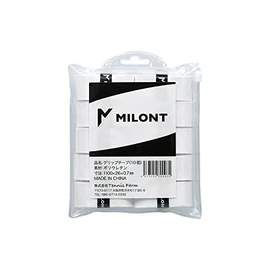 Milonto Original Grip Soft Extreme, Wet (MILONT ORIGINAL GRIP) Hard Tennis Grip Tape, White