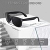 GQUEEN Polarized Sunglasses for Men and Women, Classic Square Retro