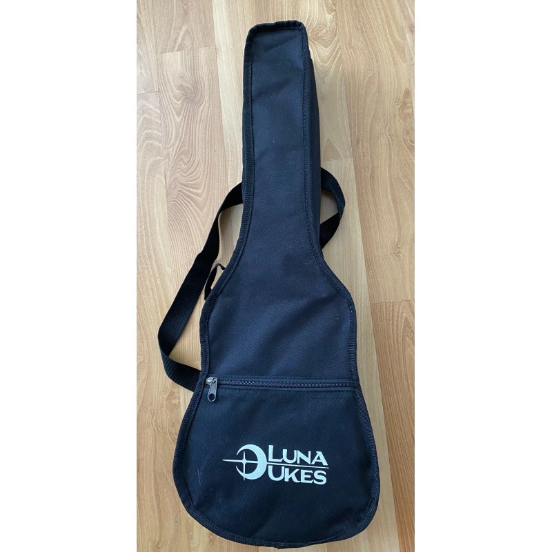 Luna Guitars Concert Solid Spruce Top Tapa Design Acoustic Electric