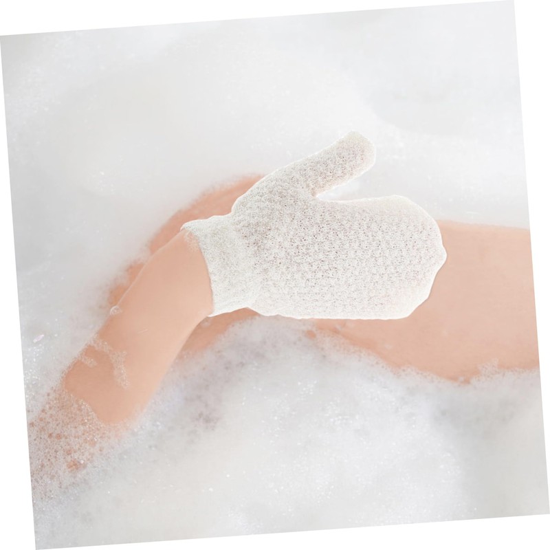 Ipetboom Exfoliating Body Exfoliating Bath Mitt Shower Scrubber Mitt Double