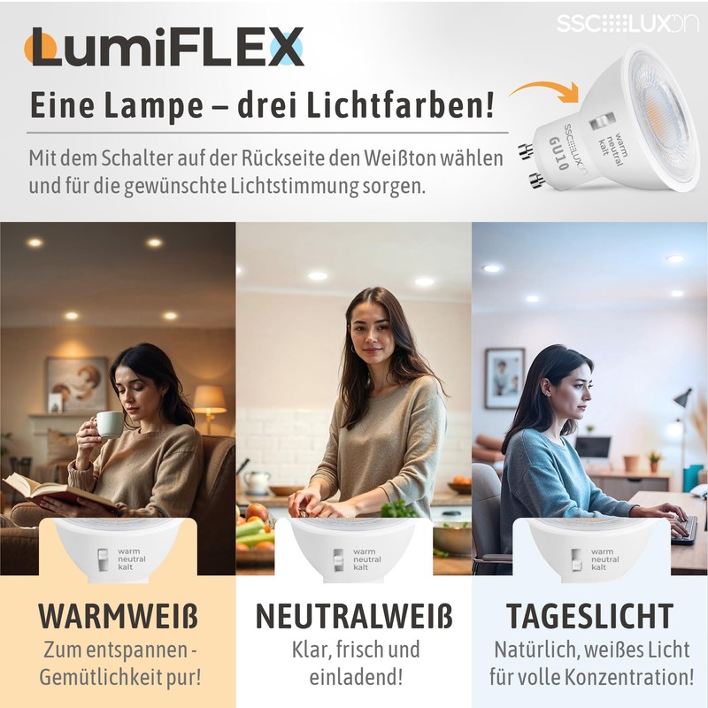 Juavi Pivoting Recessed Floor Spotlight with LED GU10