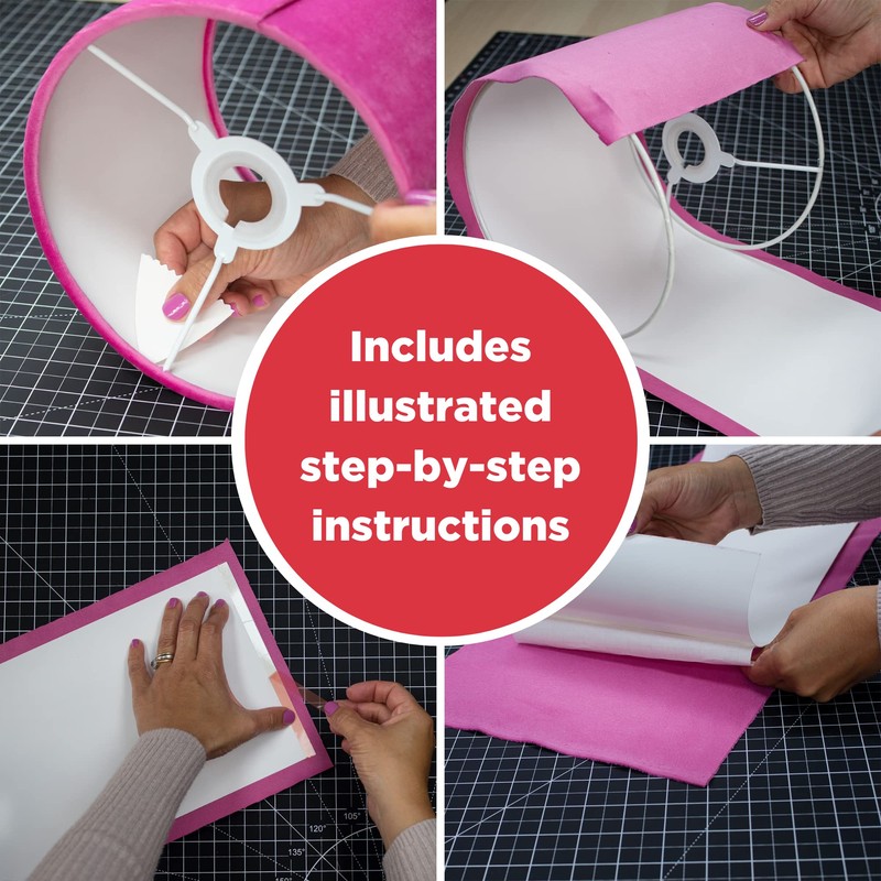15cm Lampshade Making Kit use with Pendant Ceiling Lights and