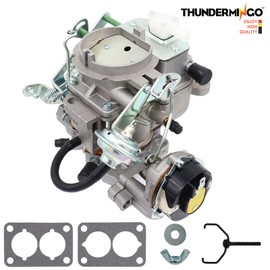 THUNDERMINGO New 2 Barrel Carburetor For Jeep BBD 6 CYL 4.2L 258CU Engines AMC Carb for Jeep CJ7 CJ5 J10 Wrangler Cherokee Scrambler 1983-1988 with Automatic Choke Replace 8308 8311 8309 8335 8337